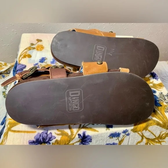 Dingo Sage Brush Leather Sandals Size 8 - Picture 8 of 12